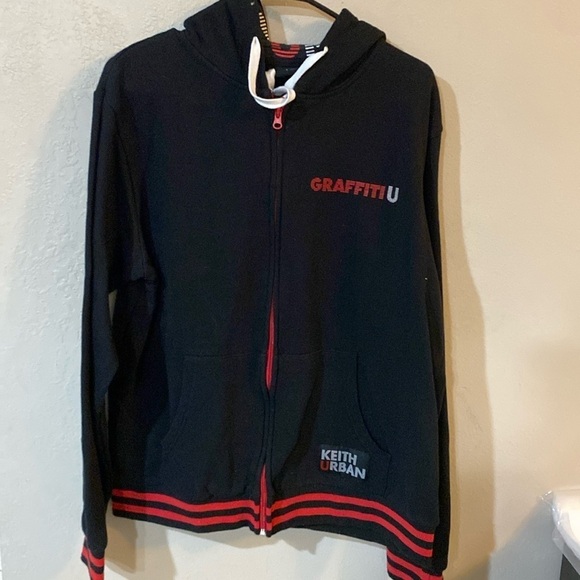 Other - Keith Urban GraffitiU 2018 tour zip up hoodie men’s size large
